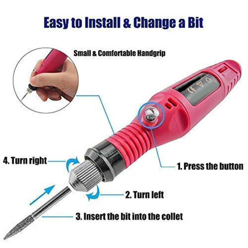 Electric Mini Engraver Pen Mini Diy Engraving Tool Kit Metal Glass Ceramic Plastic Wood Jewelry Scriber Etcher 30 Bits scribe pen laser engraving machine cnc engraving machine parts carving chisel set