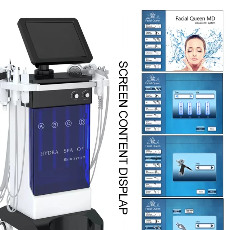 

11 In 1 Multifunction H2O2 Skin Rejuvenation spa909 Hydra Dermabrasion Facial care Machine For Beauty Salon Spa Use