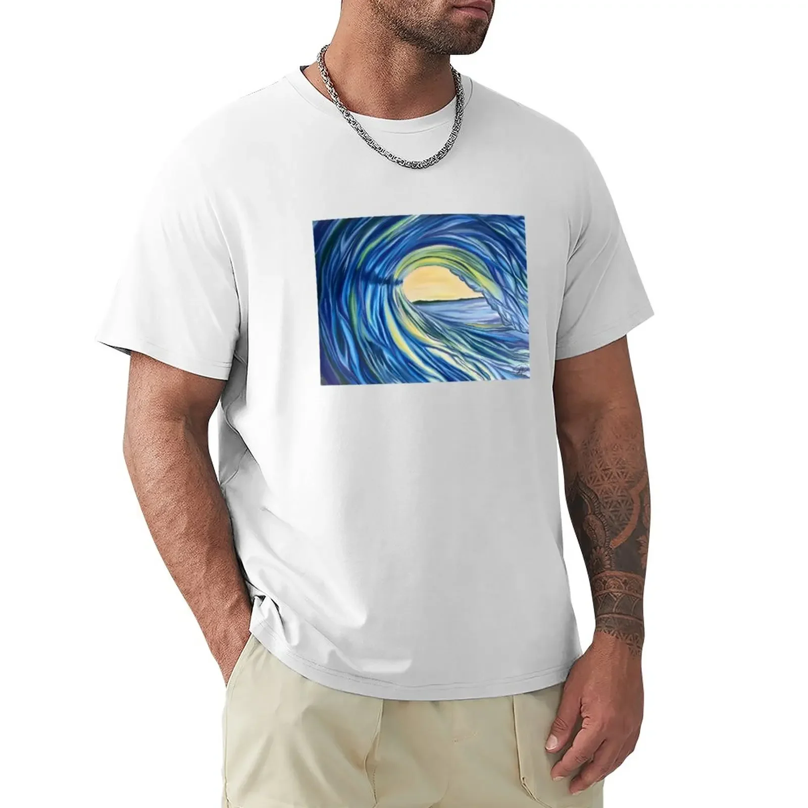 

Waves of Change T-Shirt tops customizeds summer clothes t shirt for men