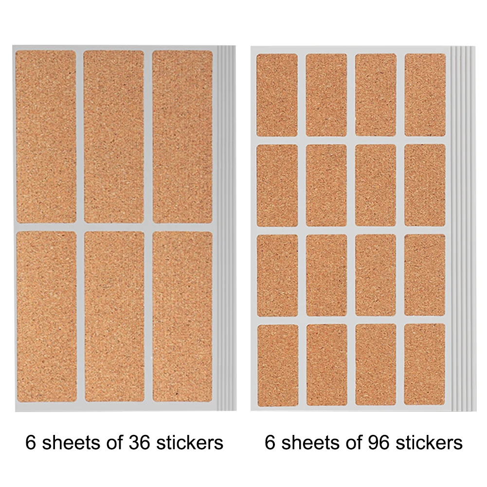 Label Stickers Scrapbook Stickers Retro Cork Sticker Self Adhesive Sealing Sticker Rectangular Cork Wooden Label Spice Container Tags for Jars Box