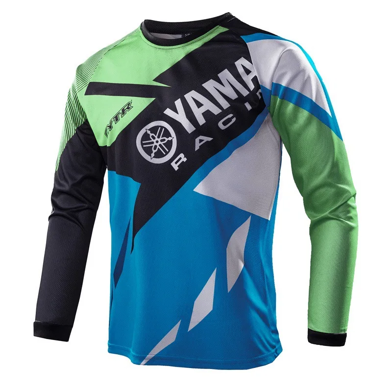 Highway Racing Sportswear Yamaha Motorcycle Suit Mountain Bike Suit Team Top Breathable Quick Drying