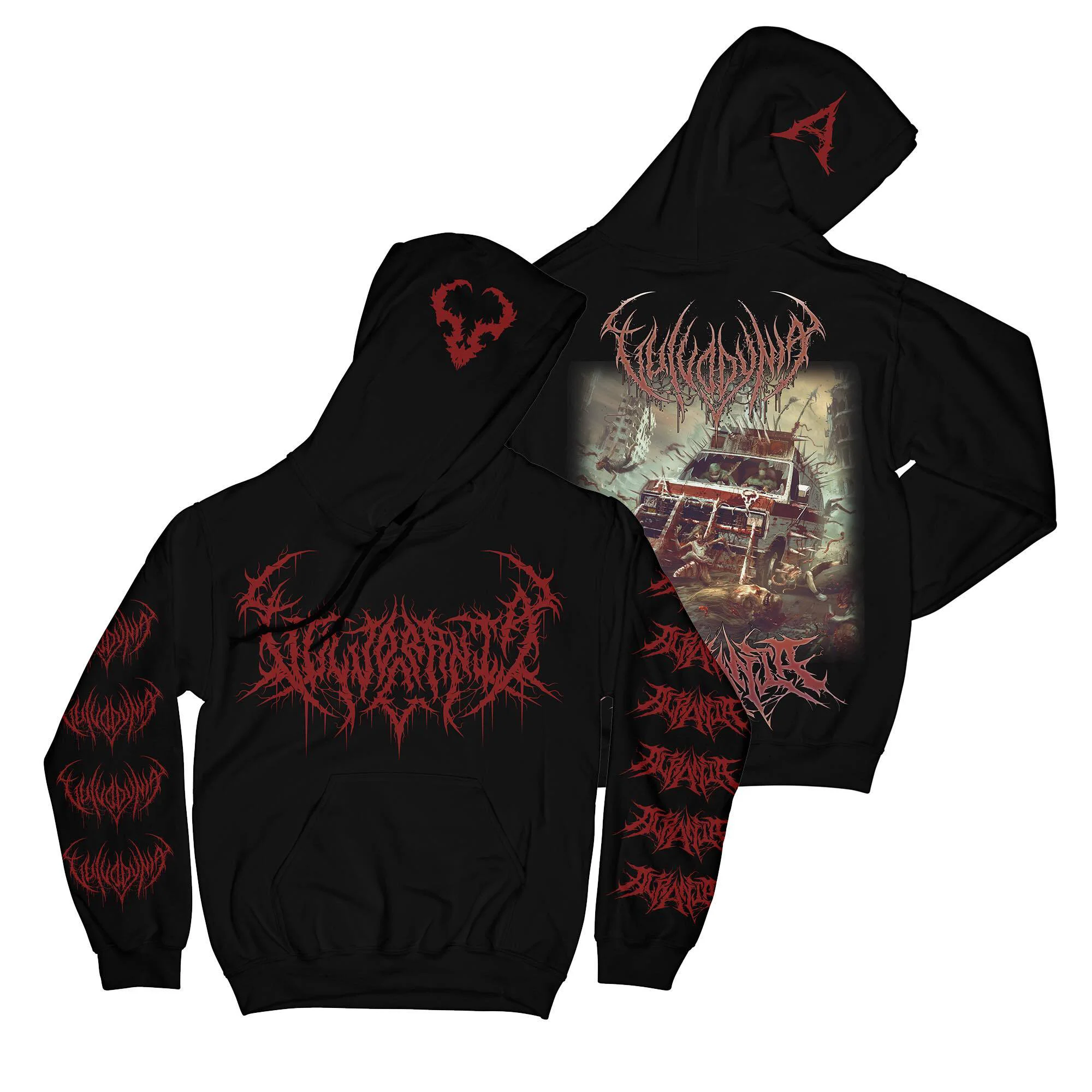 Hombre Ghost Face Sudadera Con Capucha Para Con Manga Larga, Talla XS