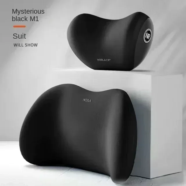 Ergonomic Car Seat Neck and Lumbar Support Cushion Set
