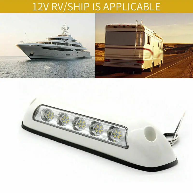 Jutta Lampada LED Interna 12V Per Camper E Barca – Touch Dimmerabile, Bianco Caldo 3000K
