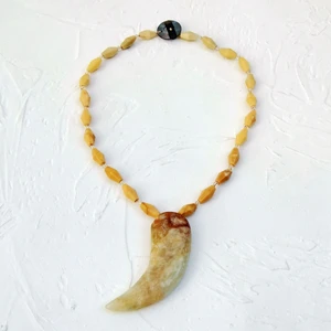 Lii Ji натуральный камень, желтый цветное ожерелье 55 см Jades женское ожерелье в наличии распродажа ювелирных изделий в подарок