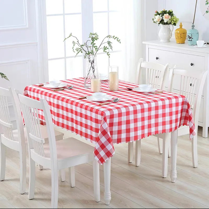 

Tablecloth fabric small fresh plaid dining table tablecloth rectangular coffee table tablecloth internet celebrity pastoral ins
