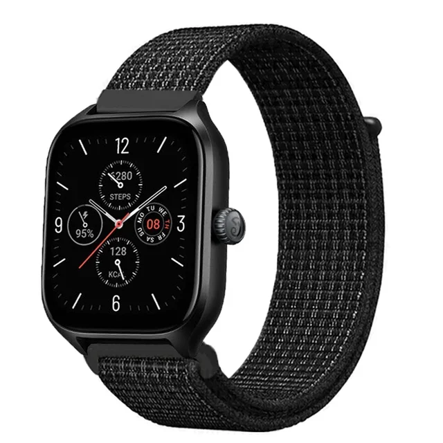 Nylon Loop Smartwatch Band - Adjustable Strap in 20mm/22mm Sizes