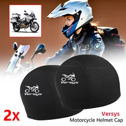 For Kawasaki Versys 650 1000 Versys-X300 2008 - 2019 2020 Motorcycle Balaclavas Helmet Inner Sweat Wicking Hat for Men Women