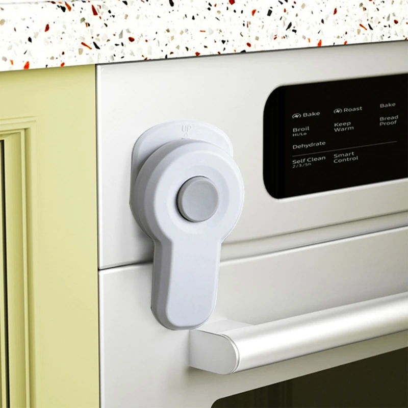 Oven Front Lock Childproof Cabinet Cupboard Lock Refrigerator for Kids Safety Oven Easy Installation A2UB cabinet lock child lock safety lock