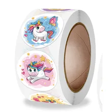 

500pcs Reward Sticker for Kids Unicorn Animal Cute Pattern Animals cartoon Stickers School Teacher Supplies Child Sticker 2022