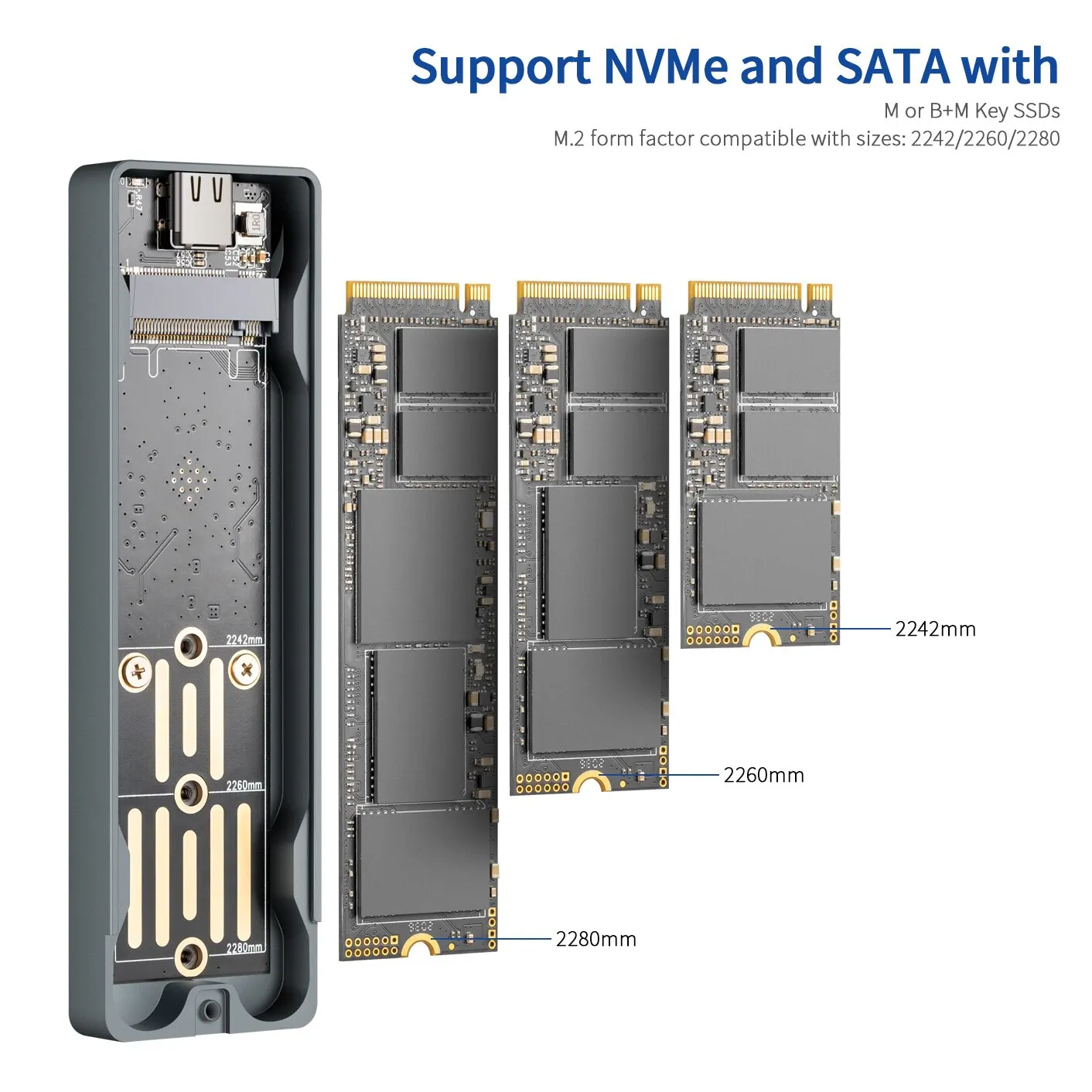 Рисунок 3 - UnionSine Dual Protocol M2 NVMe