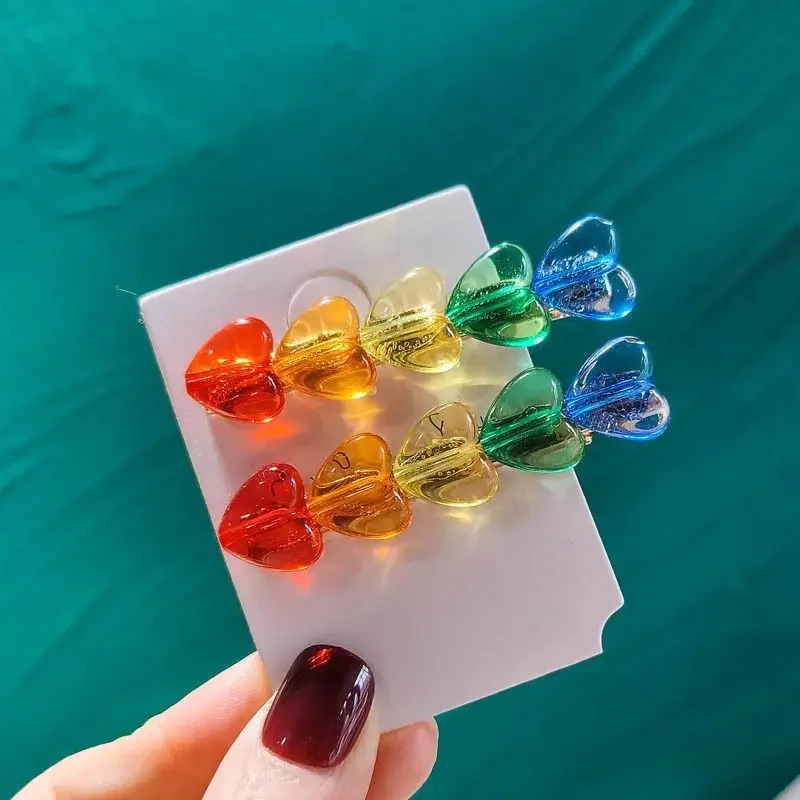 Freen Same Rainbow Hairpin Cute Hairpiece Ins Style Acrylic Freenbecky Package