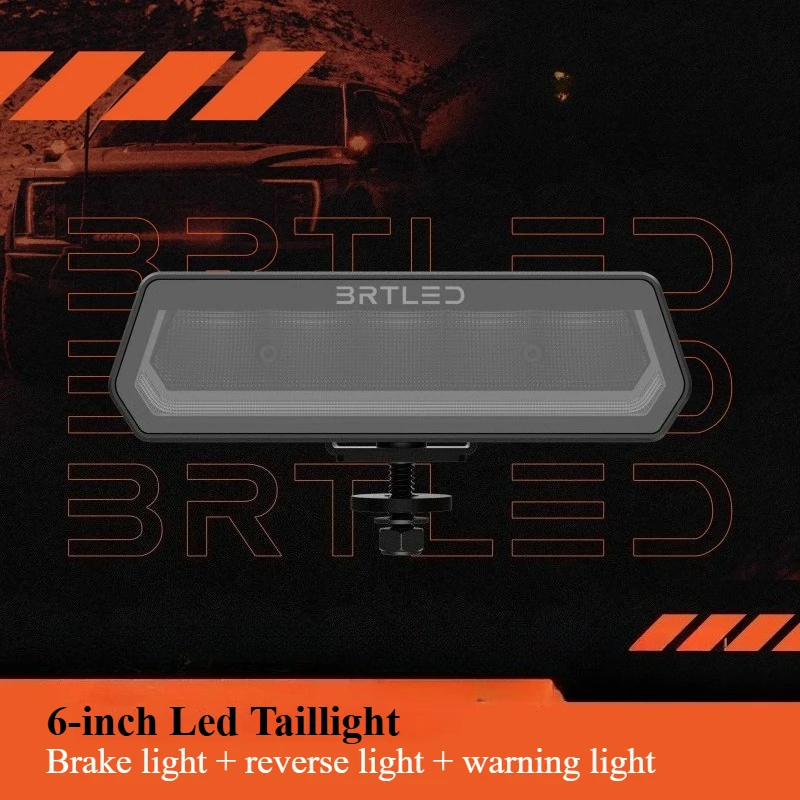 for Tank 300 for Jeep Wrangler JL Bronco 6-inch 36W LED Multifunctional Taillight High Brake Warning Light Reverse Lights detail image 2