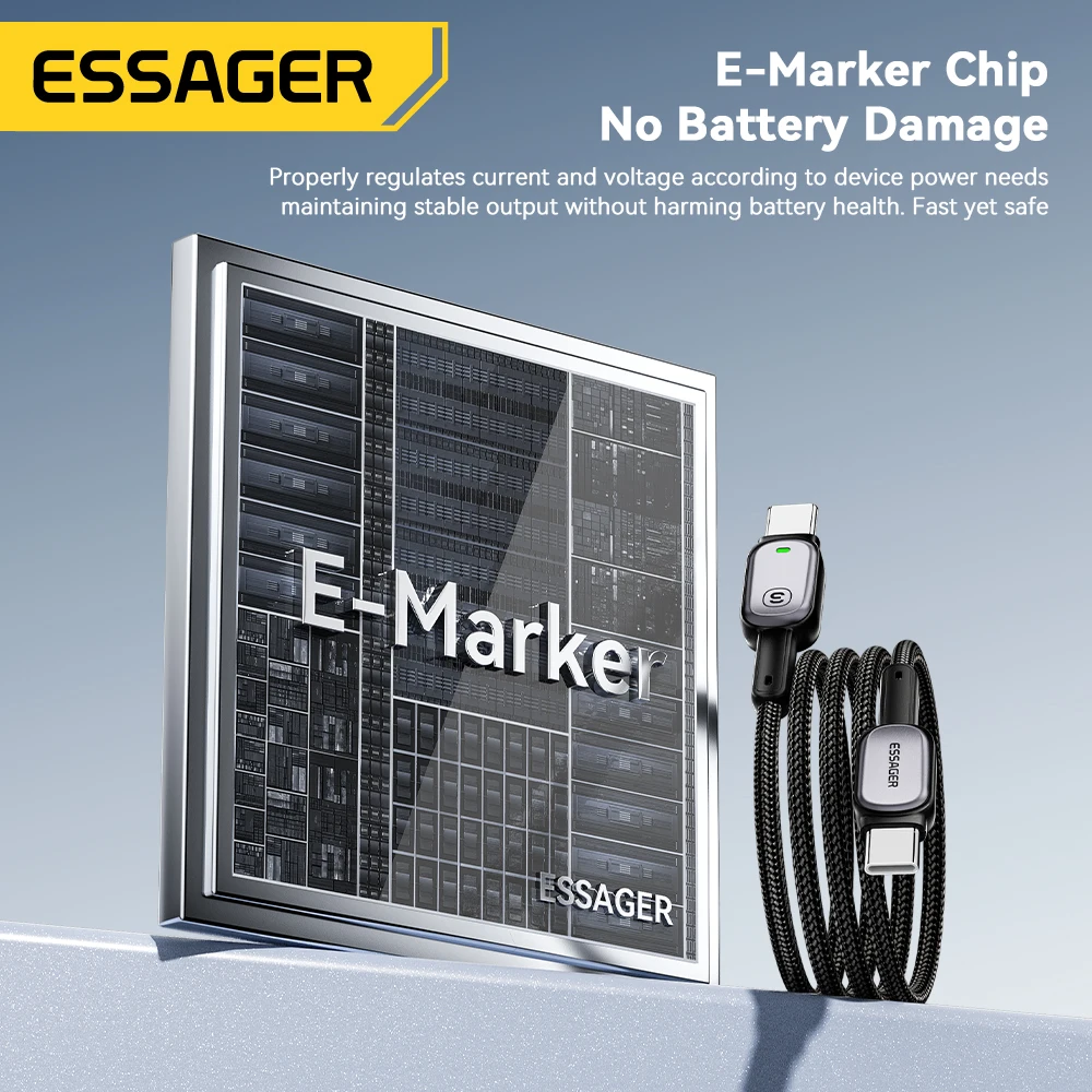 Essager Cable Type C 100W Fast Charging