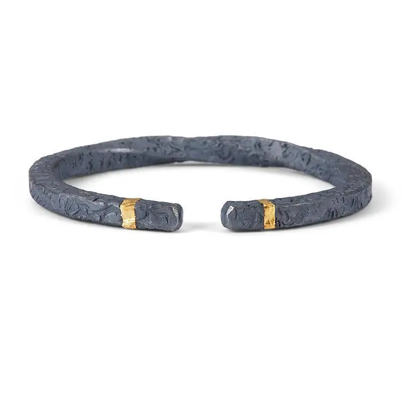 Original Mobius bracelet men's personality retro high sense bracelet light luxury black original couple opening gifts [Wu Teng]
