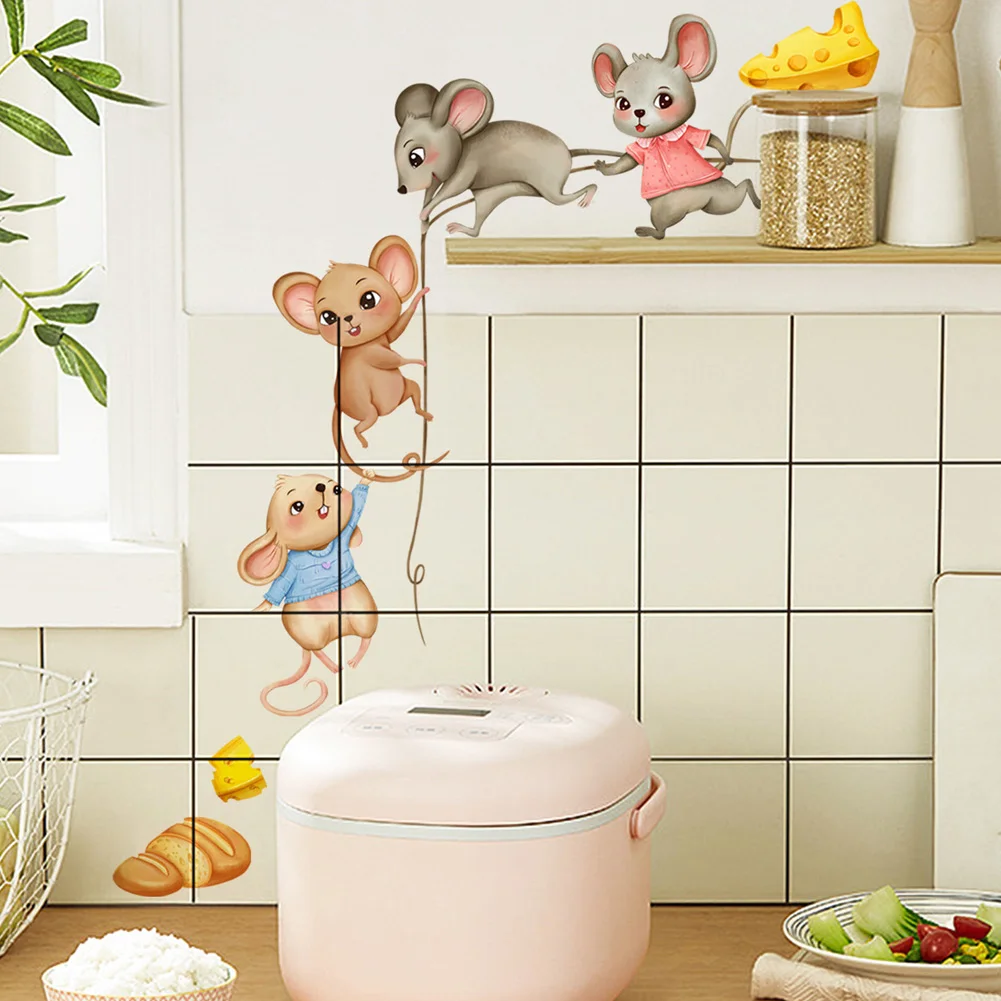 Adesivi Murali Rimovibili Con Gattini Carini - 2 Fogli 30x30 Cm, Decorazione In Vinile Per Camera Bambini, Soggiorno, Asilo