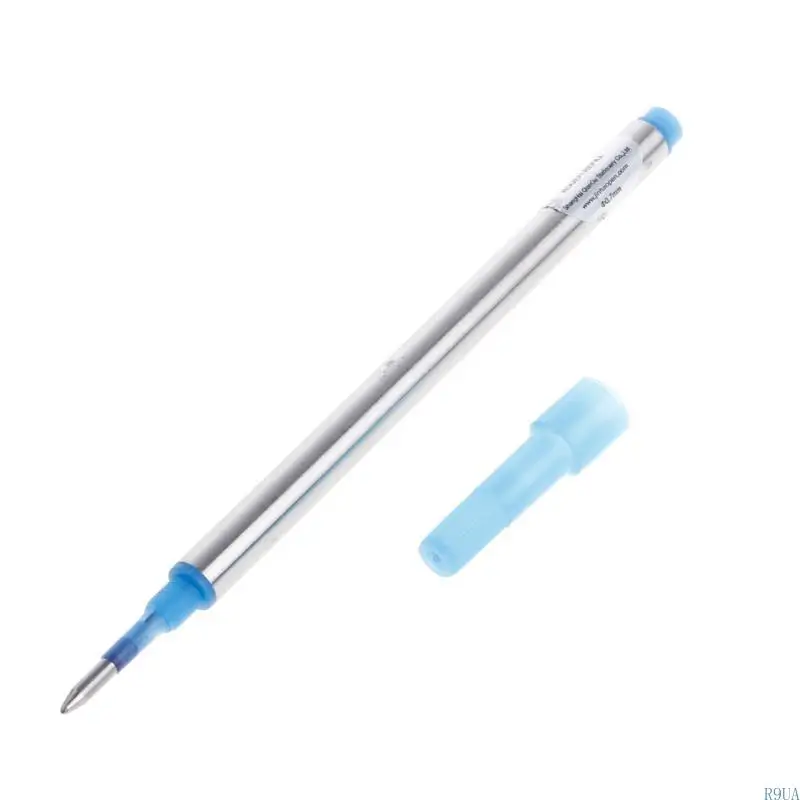 R9UA Jinhao 롤러 볼 롤러 볼 펜 리필 카트리지 블루 블랙 잉크 0.7mm