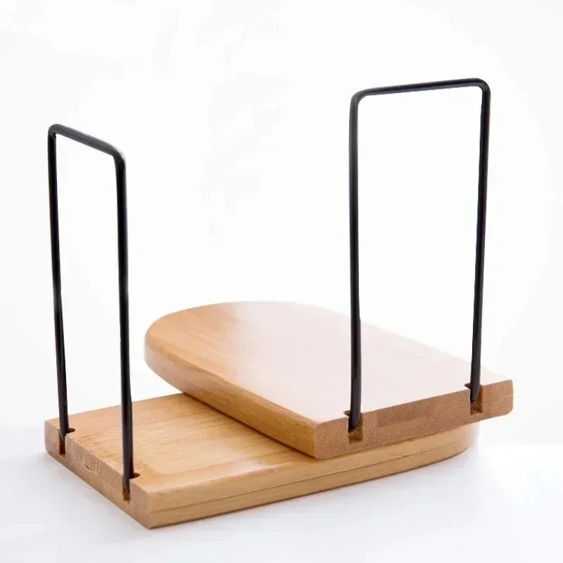 Simple Style Wood Iron Book End Shelf Desktop Bookend Holder Office School Supplies Accessory Stationery Bookends for Magazine