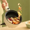 DMWD Electric Rice Cooker 2L Porridge Noodles Soup Cooking Machine Breakfast Maker Mini Skillet Multicooker Hotpot Frying Pan 5