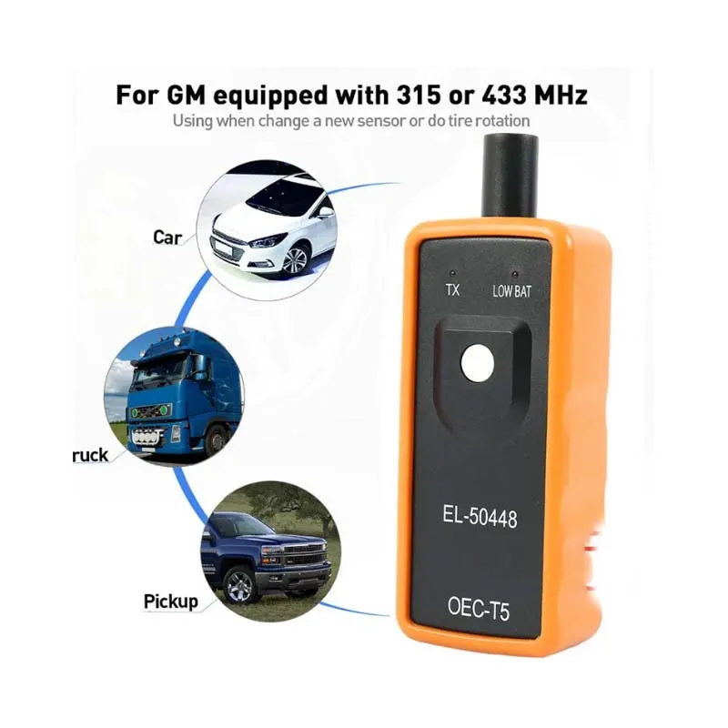 New EL-50448 Car Tire Pressure Monitor Sensor for Buick for Cadillac Chevrolet GM TPMS Tpms OEC-T5 Reset Activation Tool diagnostic tool