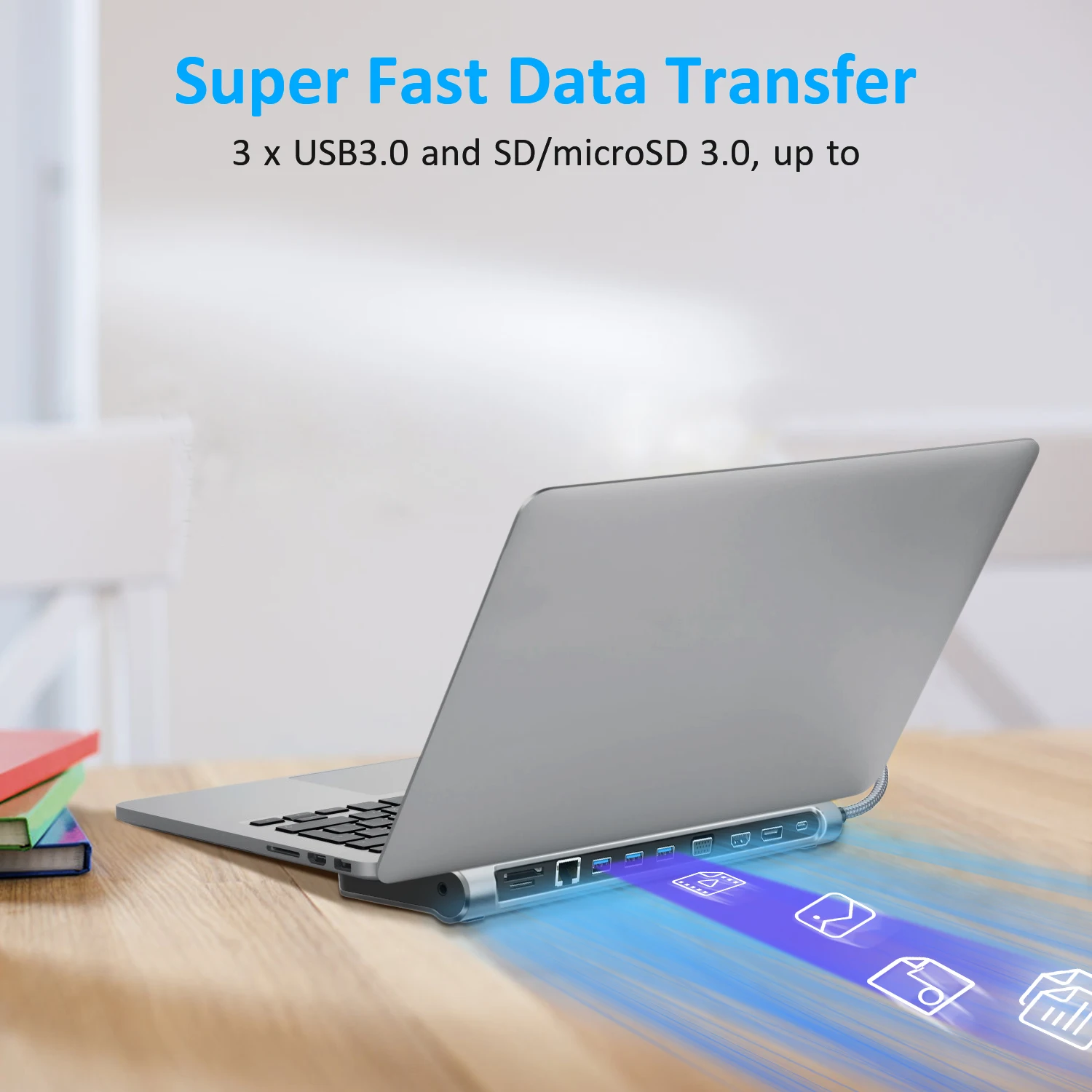 Tobenone USB C  ŷ ̼, USB HDMI, SD, TF ,  ũ, , MacOS, 2  Ʈ ĵ Ȯ