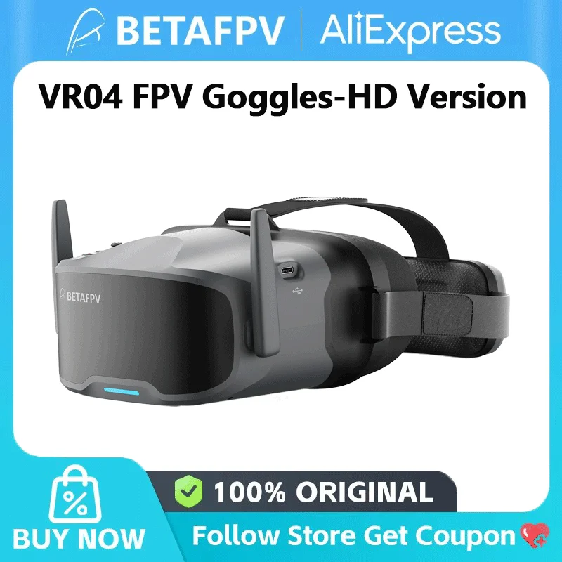 Lunettes FPV VR04 HD 1080p - Compatible P1, Autonomie 3h