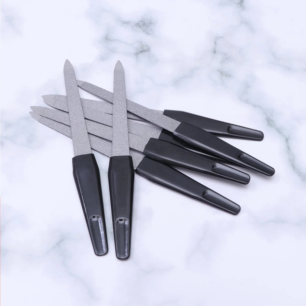 

Пилочки для ногтей из нержавеющей стали, двусторонние металлические буферы для ногтей, профессиональный инструмент для дома, магазина, отдыха, 15 шт.