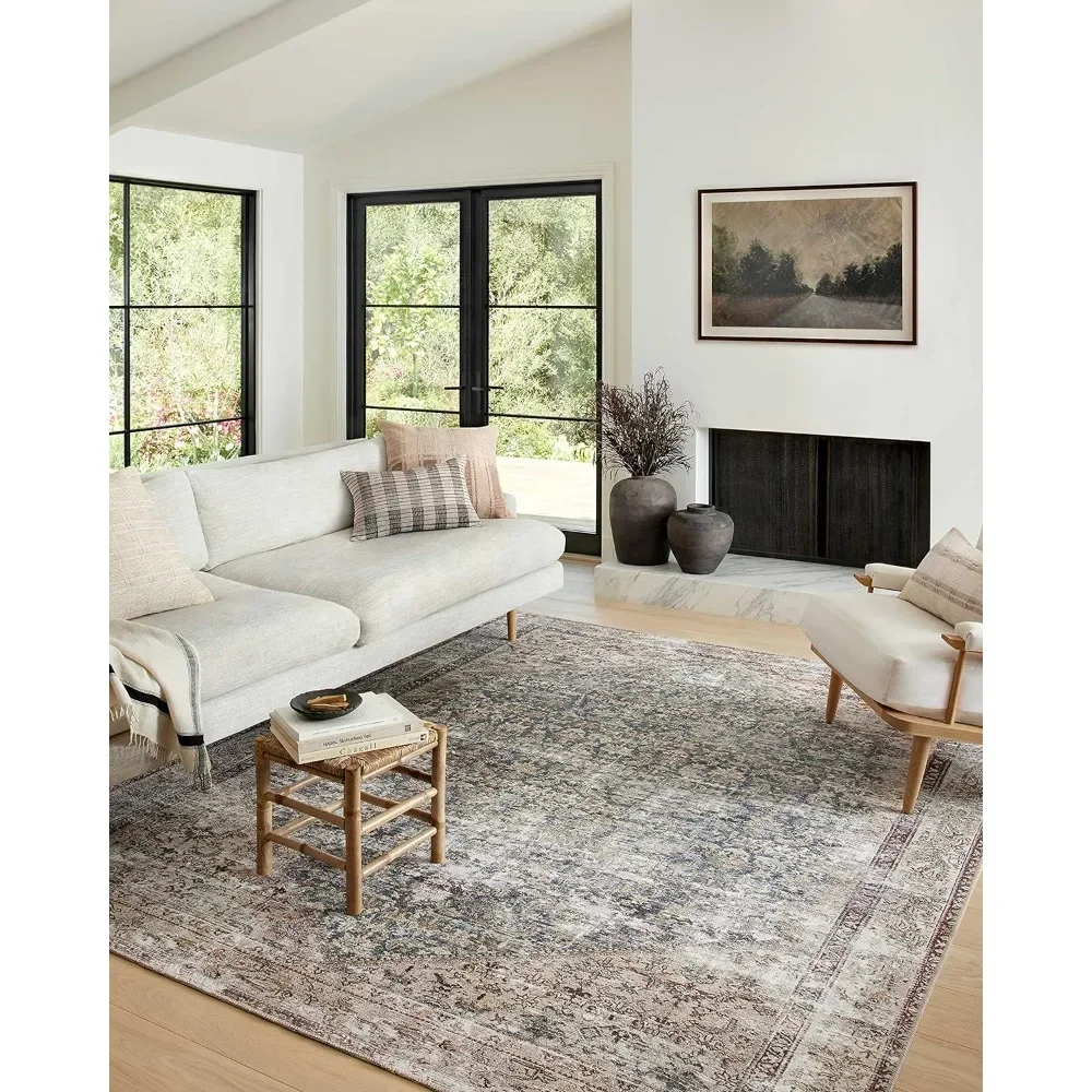 

Коврик с отделкой из 100% полиэстера, прочная конструкция с мягким покрытием 10x14 ', большие ковры