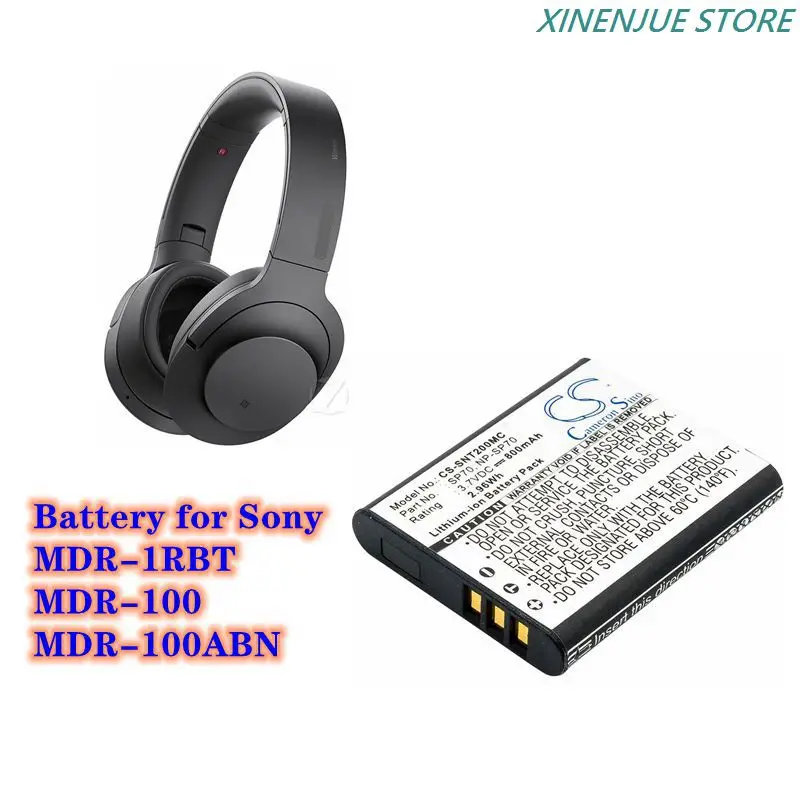 Wireless Headset Battery 3.7v/800mah Sp70a,sp70b,npsp70,426136801