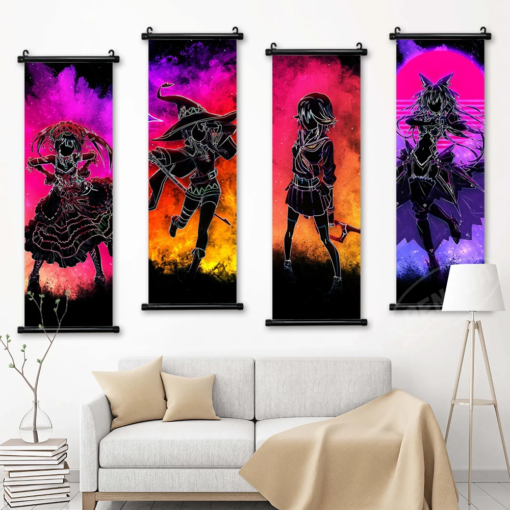 

Wall Art Hanging Anime Painting JoJo's Bizarre Adventure Poster Canvas Print Picture Home Decoration Scroll Bedside Background