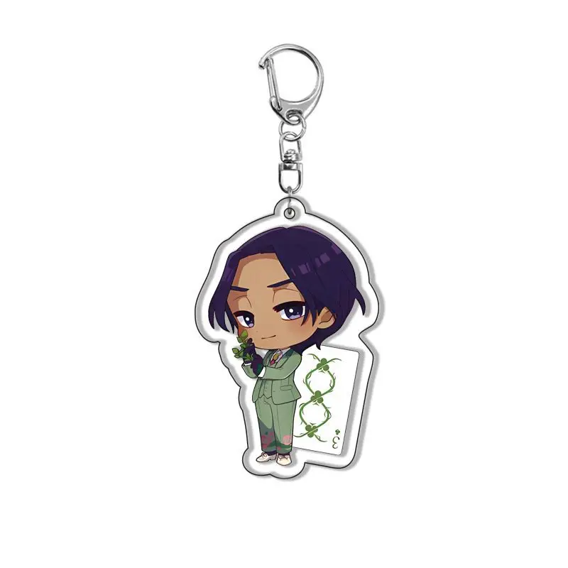 KEYRING HAN TAPUNG (BK_F) キーリング トレカ Anime HIGH CARD Keychain Finn Oldman Chris Redgrave Wendy