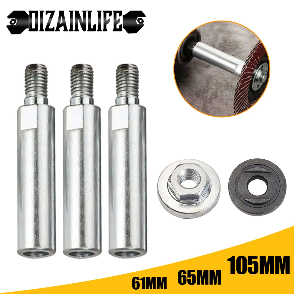 Angle Grinder Extension Connecting Rod M10 M14 Thread Adapter Extension