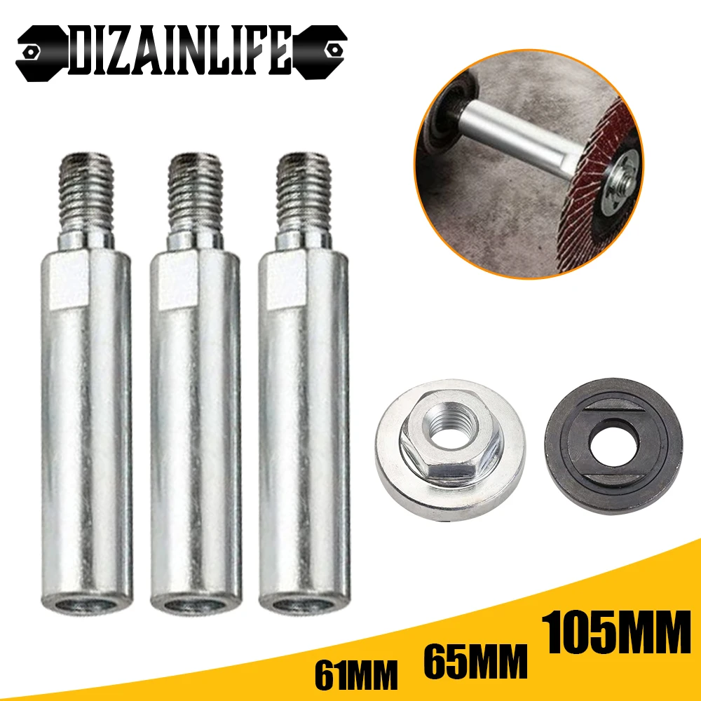 Angle Grinder Extension Connecting Rod M10 M14 Thread Adapter Extension