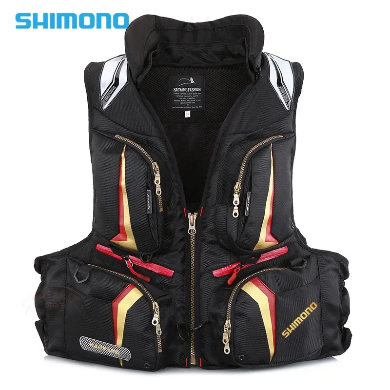 

2023 New Multi-functional Fishing Vest Men's Detachable Life Jacket Outdoor Multi Pocket Fishing Vest Buoyancy Life Vest