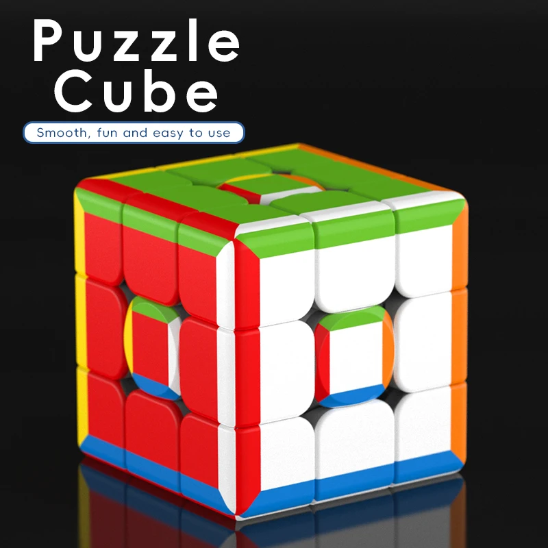 3x3x3 매직 큐브, 3x3 UV 컬러 인쇄 릴렉스 퍼즐, 전문가용 부드러운 스피..