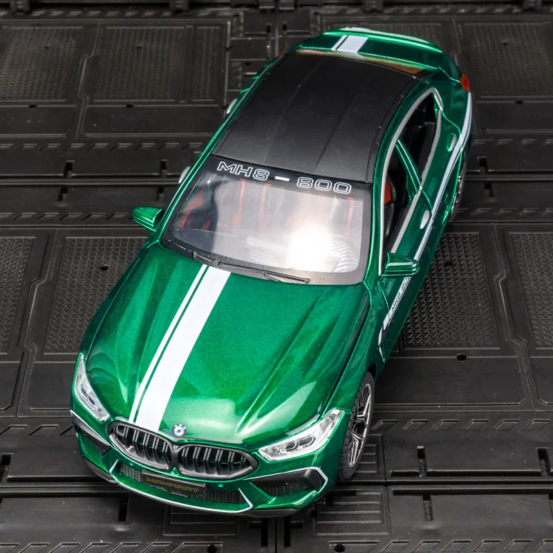 

Модель автомобиля из сплава под давлением в масштабе 1:24, модель MH8 800, миниатюрная гоночная мощность для детей, подарки, коллекционная металлическая машина для мальчиков, Hottoys