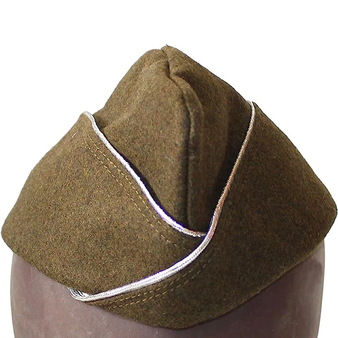 WW2 US Airborne Officer Cap Garrison Wool Hat Parachute