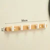 Light Luxury Solid Wood Wall Hanging, Living Room, Bedroom, Bag, Coat, Towel Hooks, No Punch 5