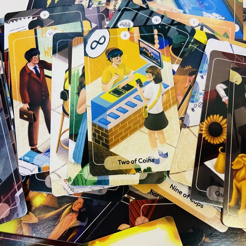 thumbnail image 2 of 78 Stories Tarot Cards A 79 Oracle English Visions Divination 2 of 12