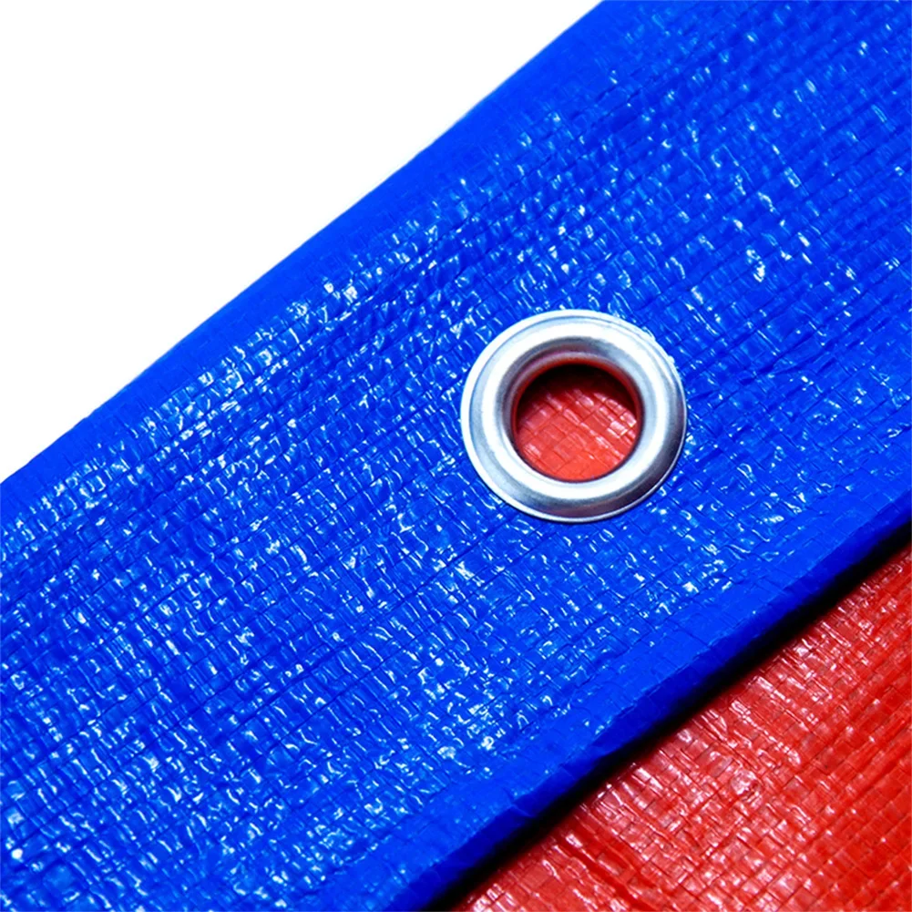 2x2/3/4M UV Resistant Tarp Waterproof Tear Resistance Tarpaulin Cover Multi Purpose Thick Tarp Cover for Home Boats Cars Camping