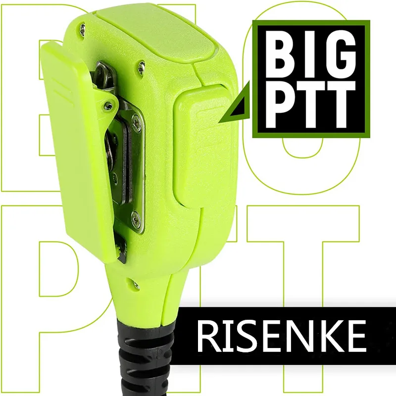 Наплечный микрофон RISENKE для Motorola dp4400e APX4000 APX6000 XPR6550 XPR7550 XPR7550e DGP8550 DGP5550e, с аудиоразъемом 3,5 мм (art.: 3920bfa64c706) - 3920bfa64c706