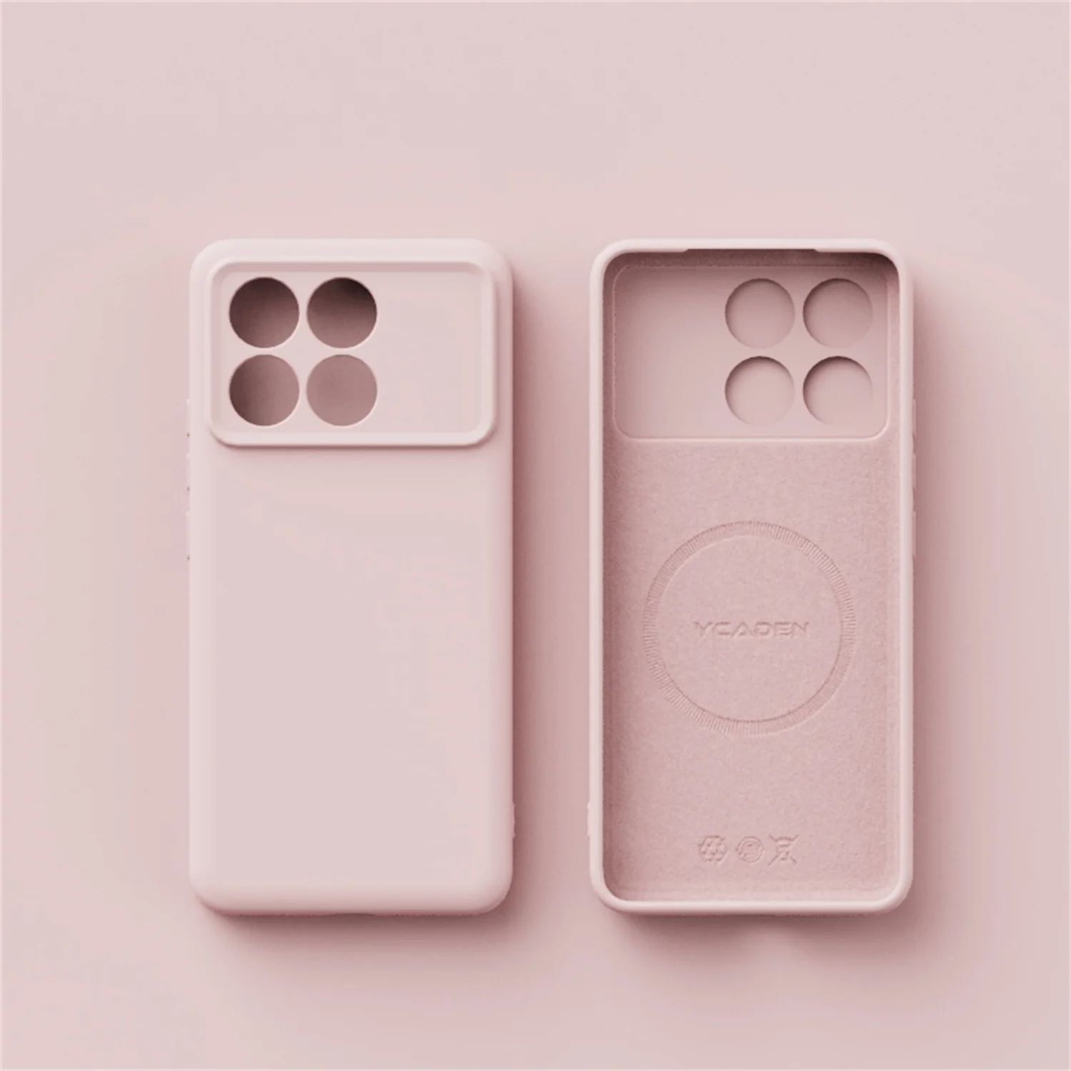 Enhanced Liquid Silicone Magnetic Wireless Charging Case - Ultra Soft Skin Smooth Cover