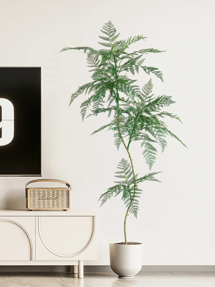 Grandi Fiori Artificiali Di Jacaranda, Espositori Di Fiori Finti, Piante Verdi Artificiali, Soggiorno Al Coperto