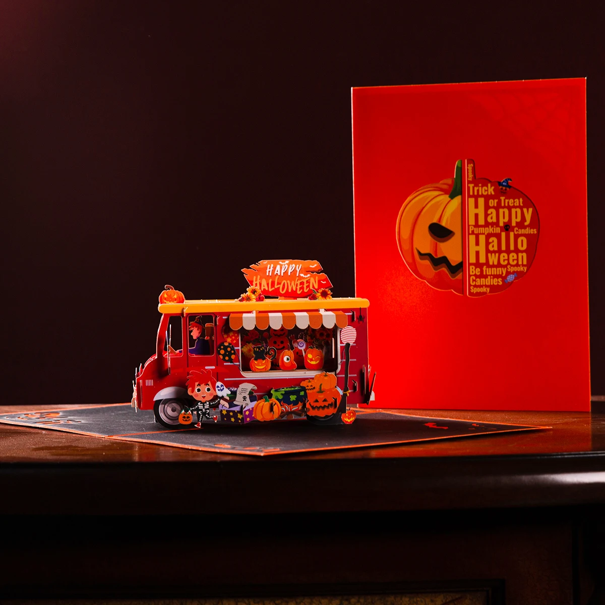 Hallowmas Invitations 3D Halloween Pop Up Greeting Cards for Kids Party Gift Card
