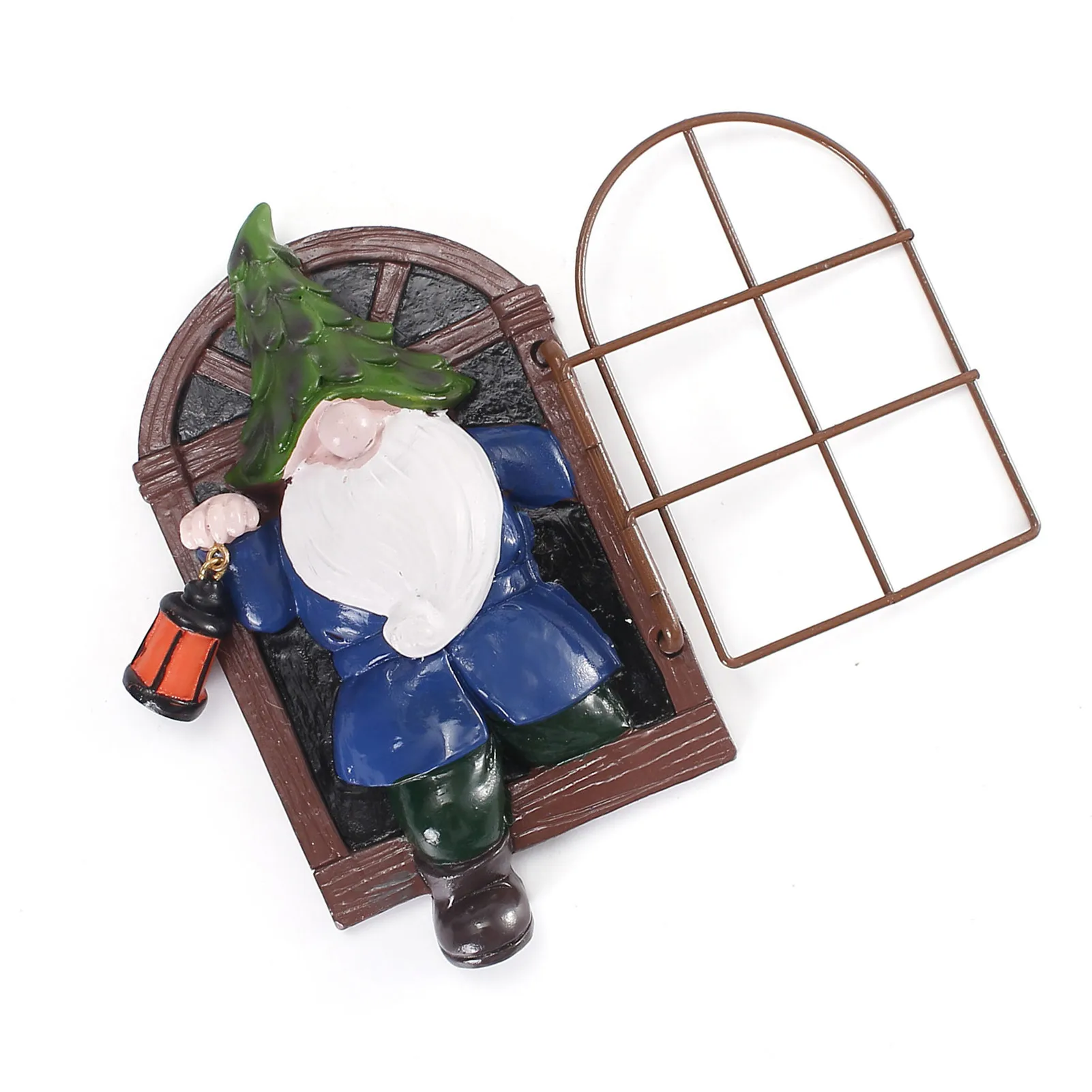 

Gnome Tree Hugger Statue Face Sculpture Suitable for Outdoor Garden Decor