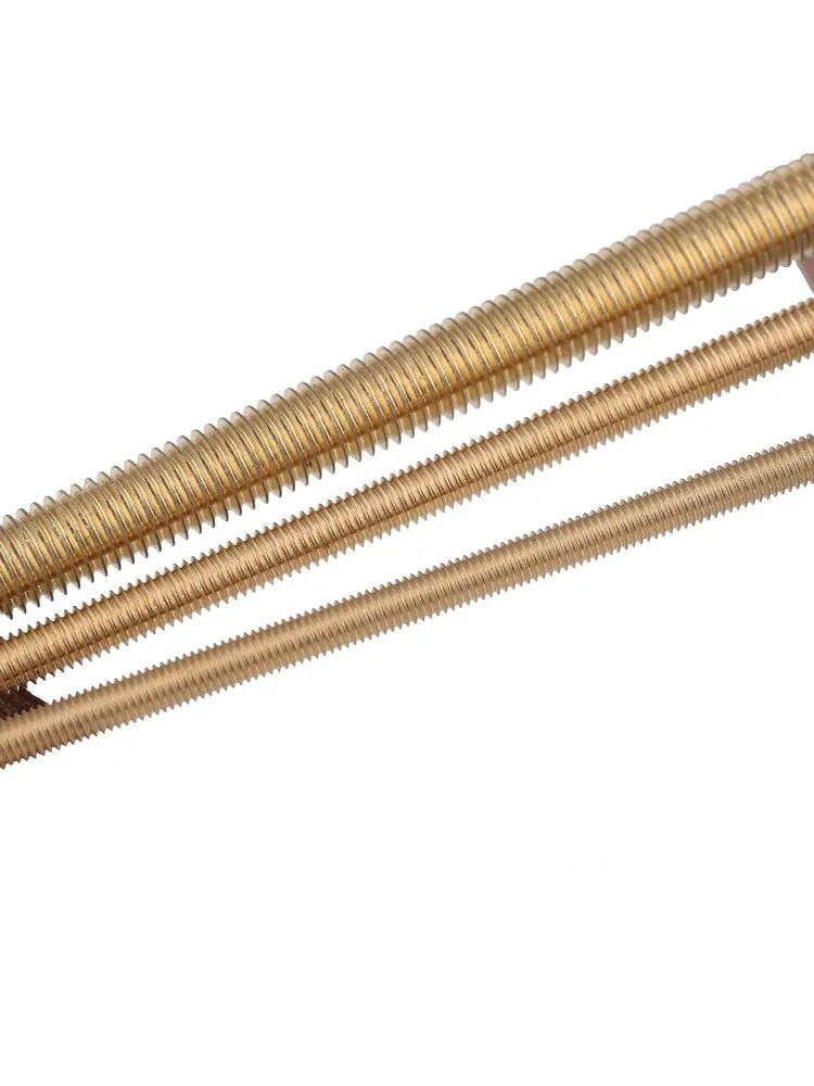 M3 M4 M5 M6 Brass Thread Rod , Full Threaded Screw Brass Fasteners ,A052 -  AliExpress