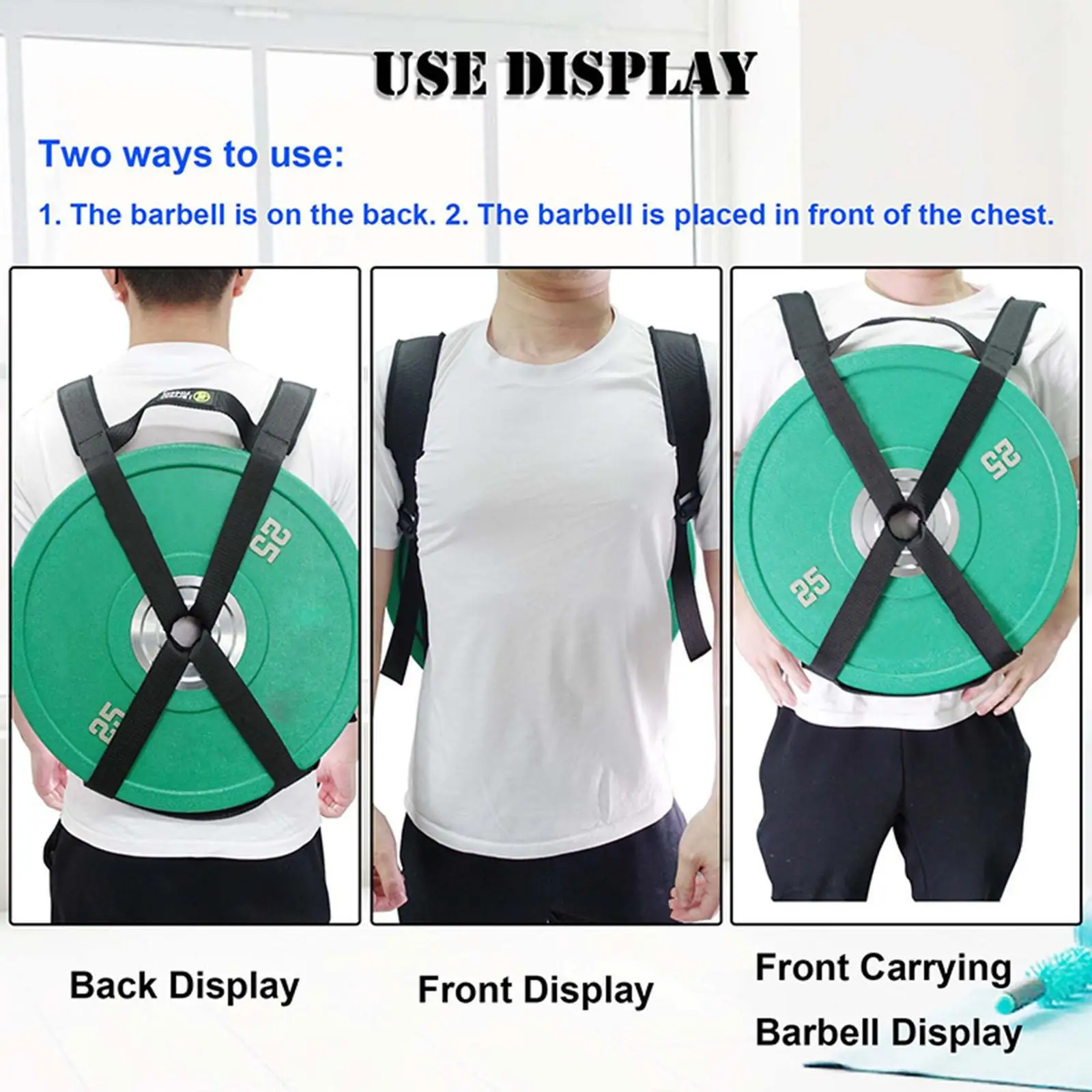 Body Weight Vest Muscle Weightlifting Body Building Fitness Equipment Weight Barbell Weighting Vest Strap for Pull Ups