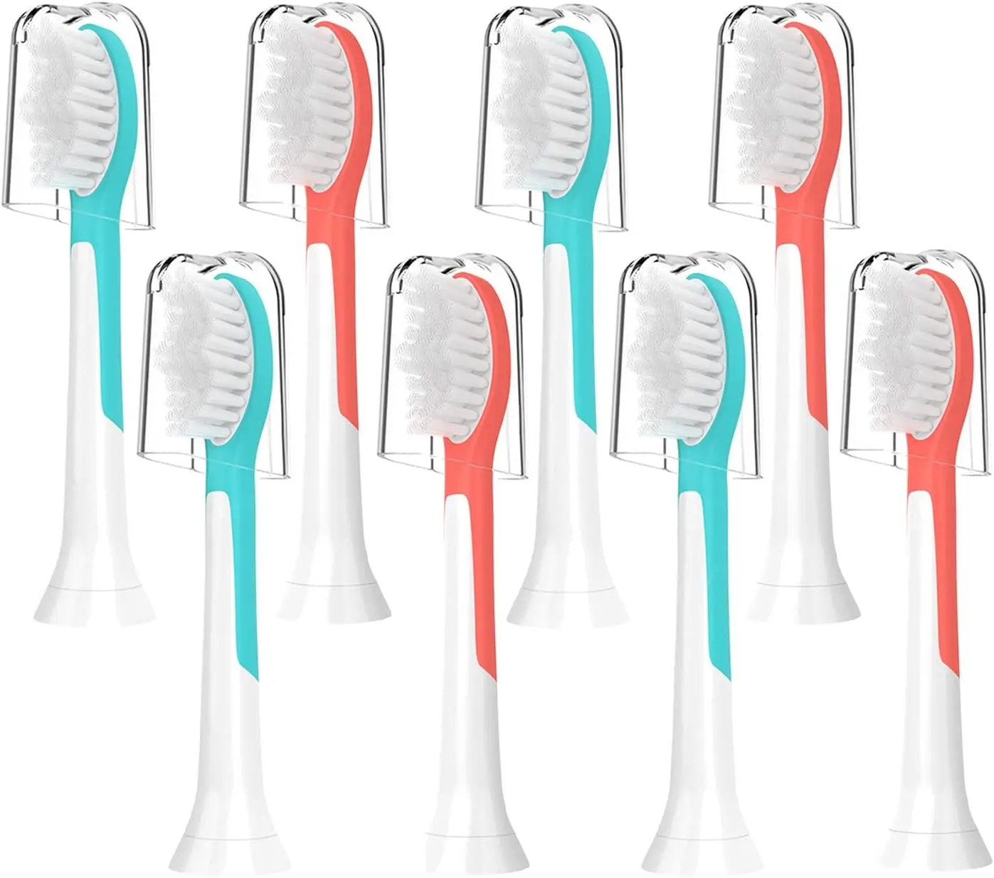 

4/8/12/16/20PCS Kids Replacement Heads Compatible with Philips-Sonicare Electric toothbrushHX6042/94,HX6340,HX6034,HX6321,HX6331