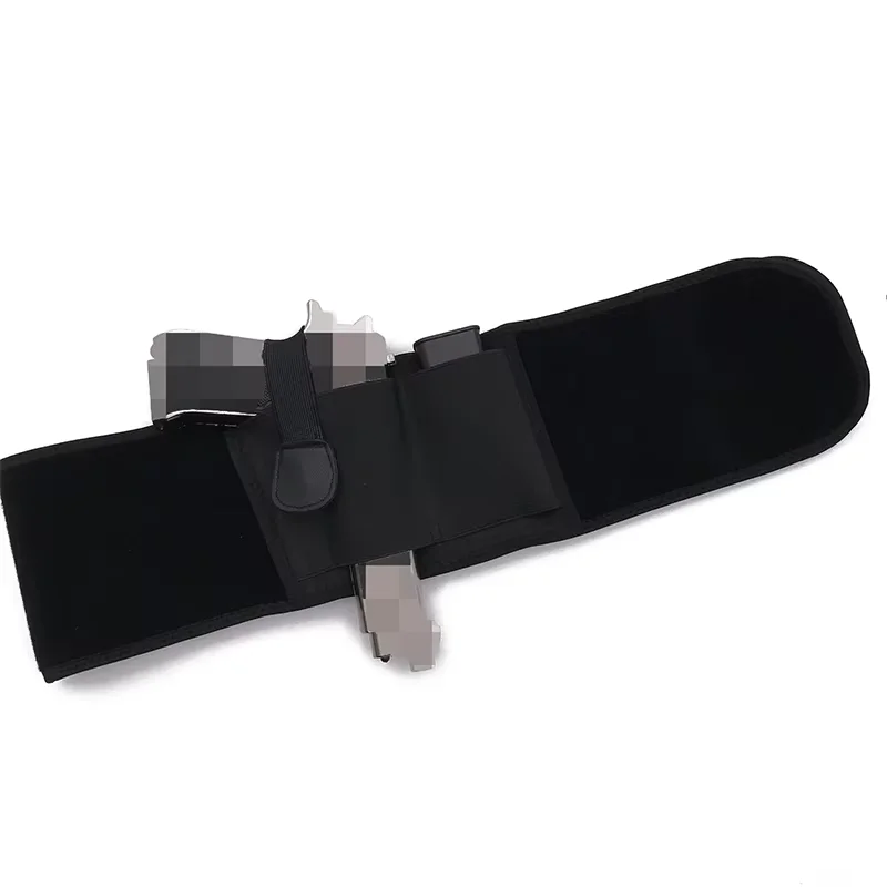 Tactical Hidden Holster Portable Belly Gun Holster Concealed Carry Waist Band Belt for Outdoor Hunting Shooting Tactical Holster 3