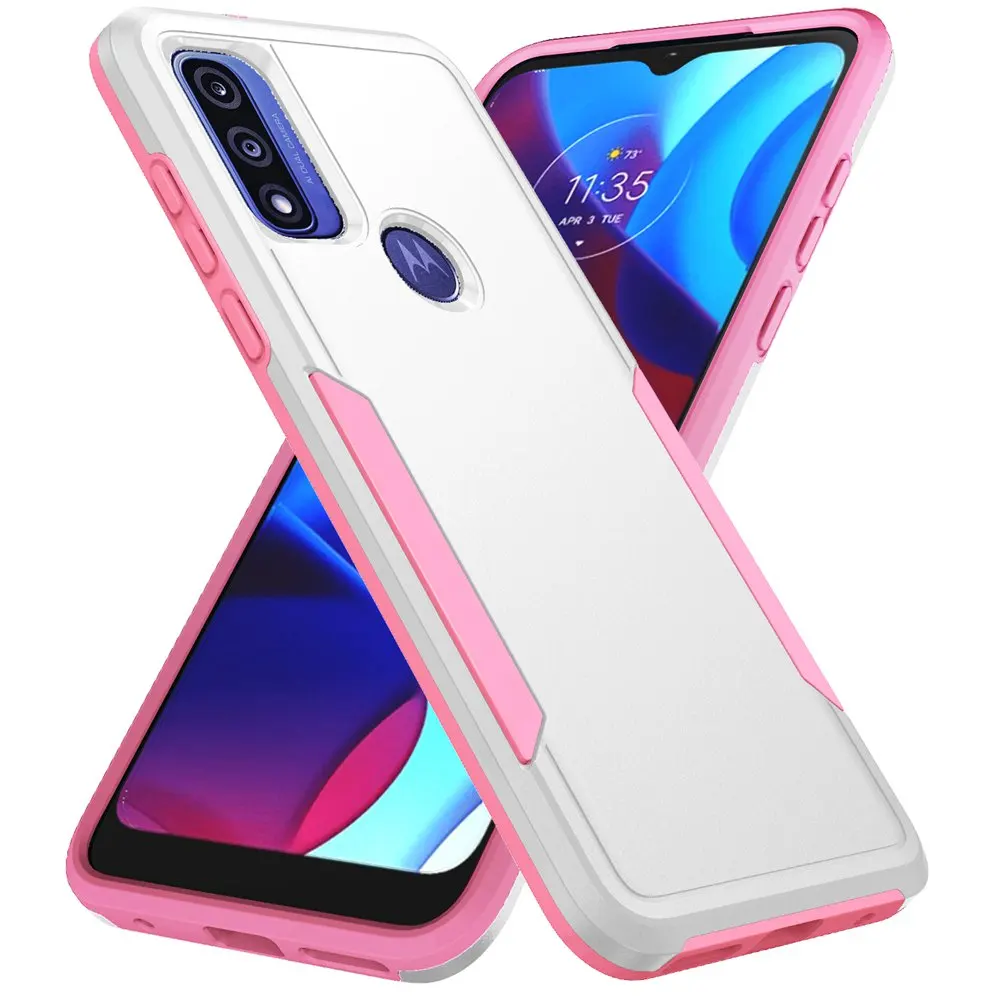 Shockproof Hybrid Dual Layer Hard Phone Case with Screen Protector